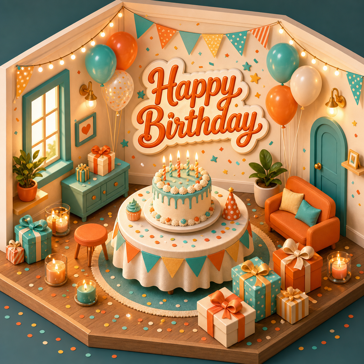 BirthdayTo AI Model Workflow for Birthday Images