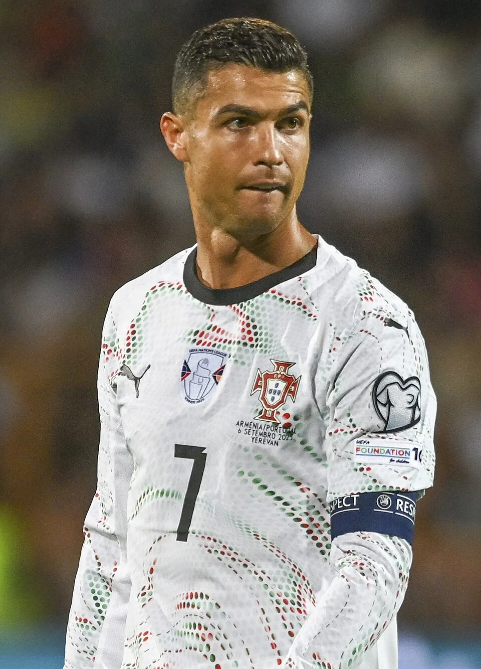 Cristiano Ronaldo portrait.