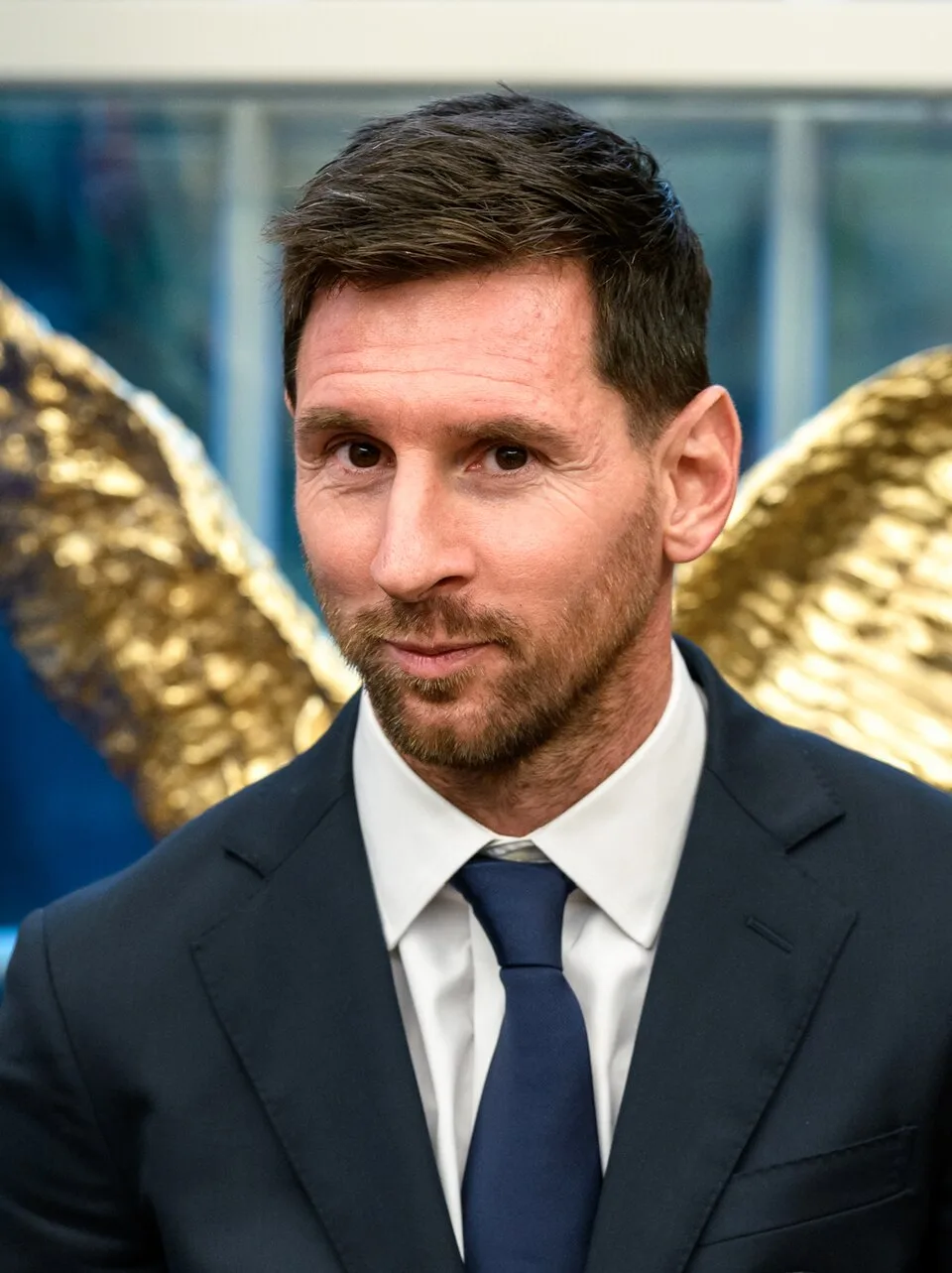 Lionel Messi portrait.