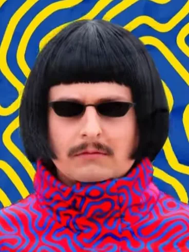 Oliver Tree portrait.