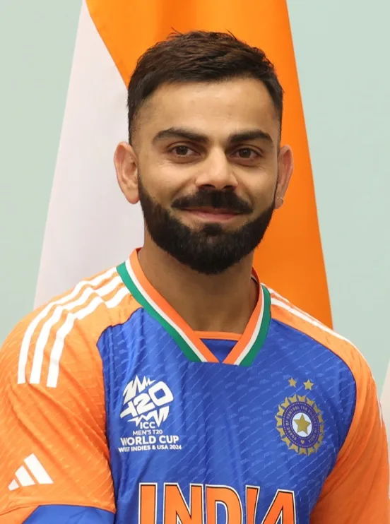 Virat Kohli portrait.